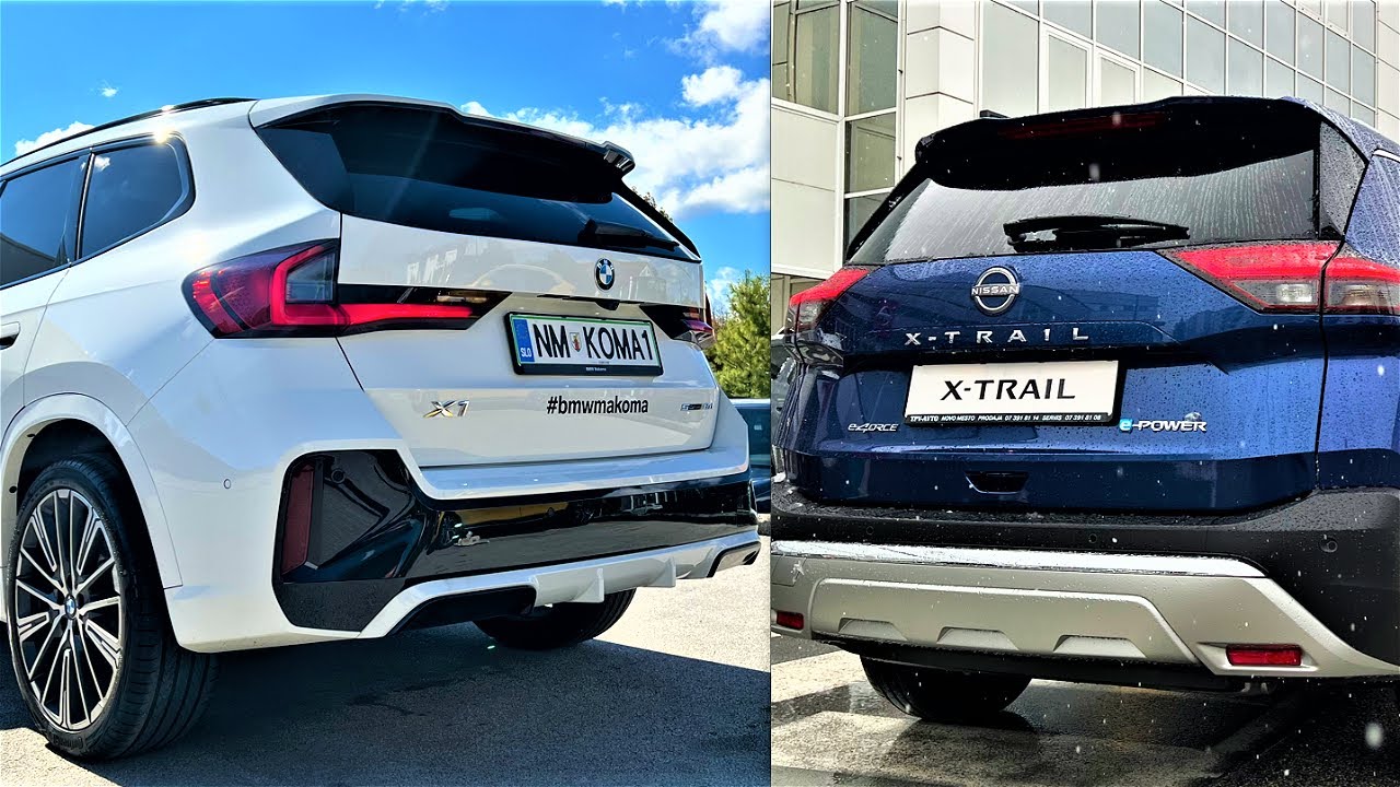 New BMW X1 2023 vs New Nissan X-TRAIL e4ORCE Exterior Comparison by Supergimm