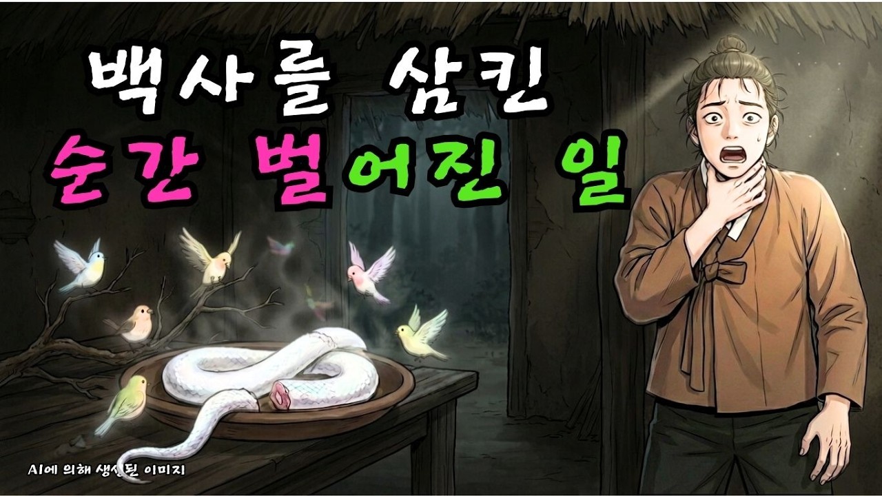 기이한 백사를 삼킨 남자, 짐승의 말을 듣는 대가로 자신의 목소리를 잃다 | 조선 설화 미스터리