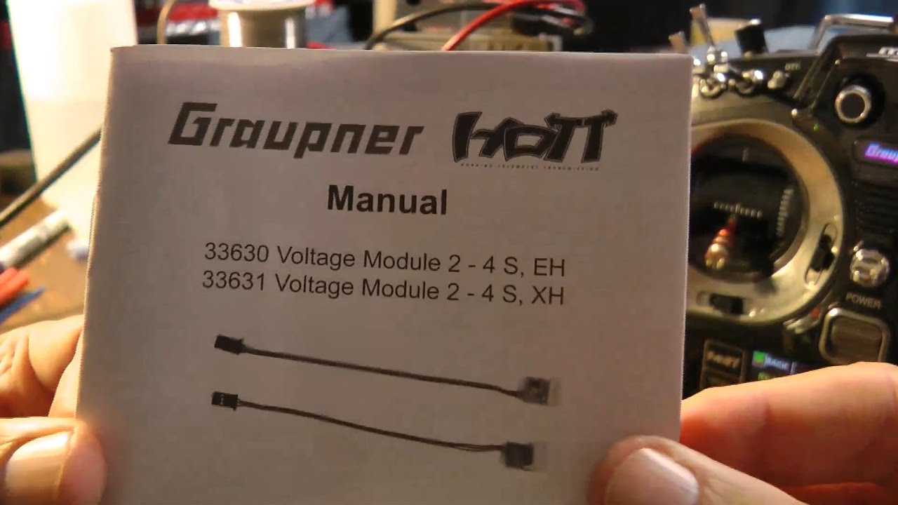Graupner Hott Voltage Module modification for a permanent hookup