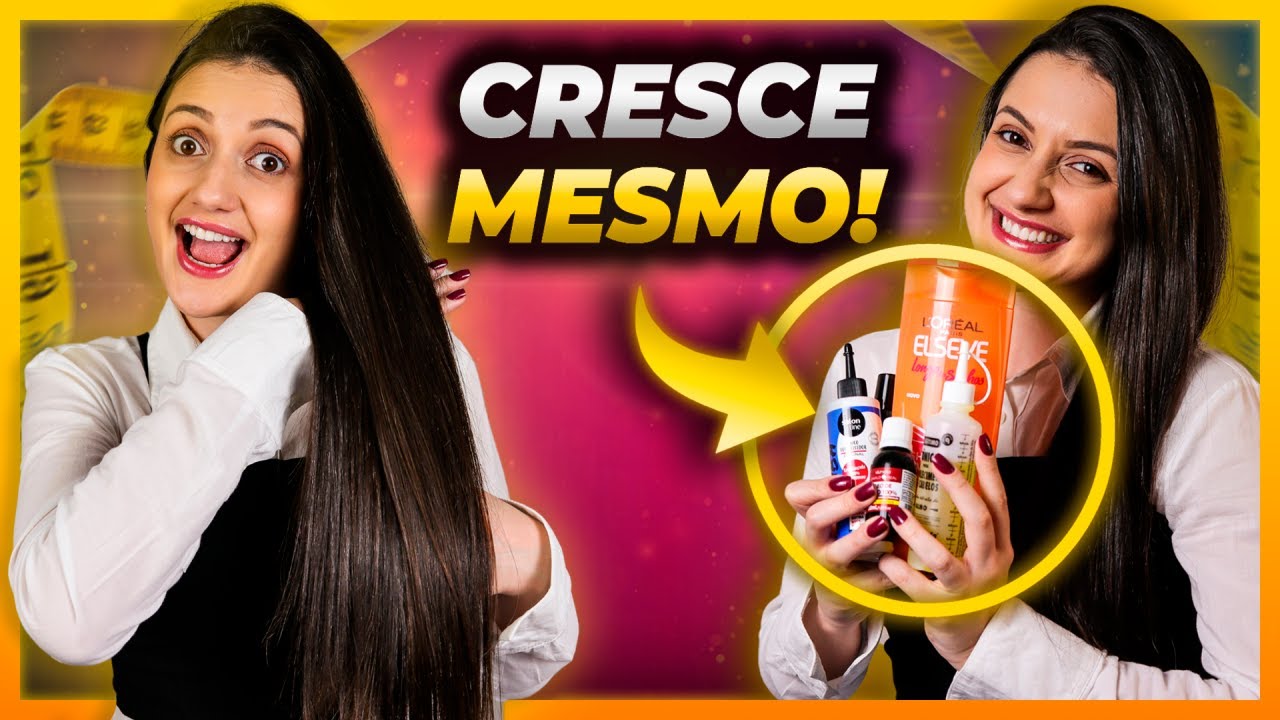TOP 8 PRODUTOS PARA CRESCER CABELO RÁPIDO | Projeto Rapunzel 2025
