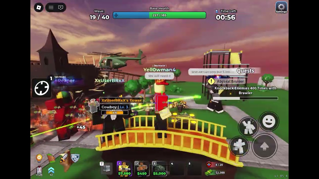 Me beating the boss ￼