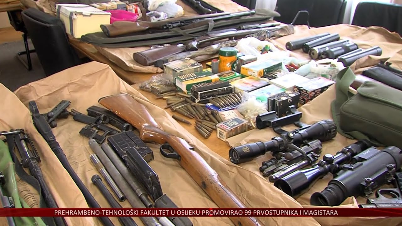 Velika zapljena oružja na području Osječko-baranjske županije – oduzete strojnice, raketni bacač…