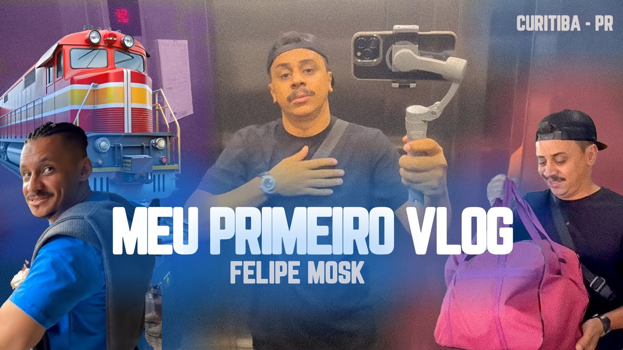 MEU 1º VLOG - CONHECENDO CURITIBA - PR - Felipe Mosk