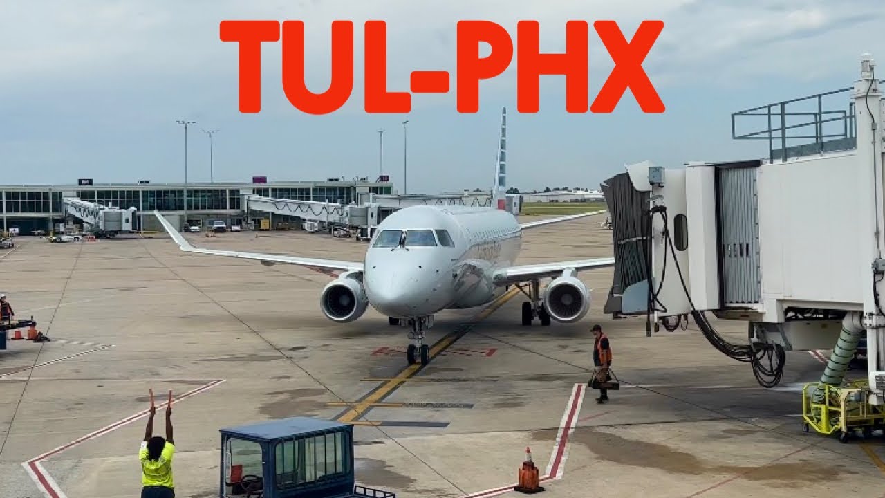 Trip Report - American Airlines - Embraer ERJ-175 - TUL-PHX - SKW6308 - AA6308 (N521SY)