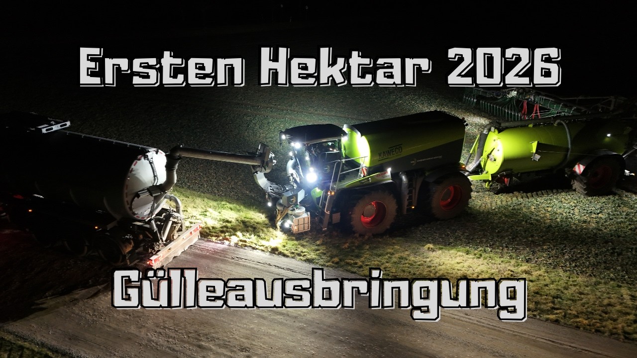 Gülleausbringung im Raps 2026