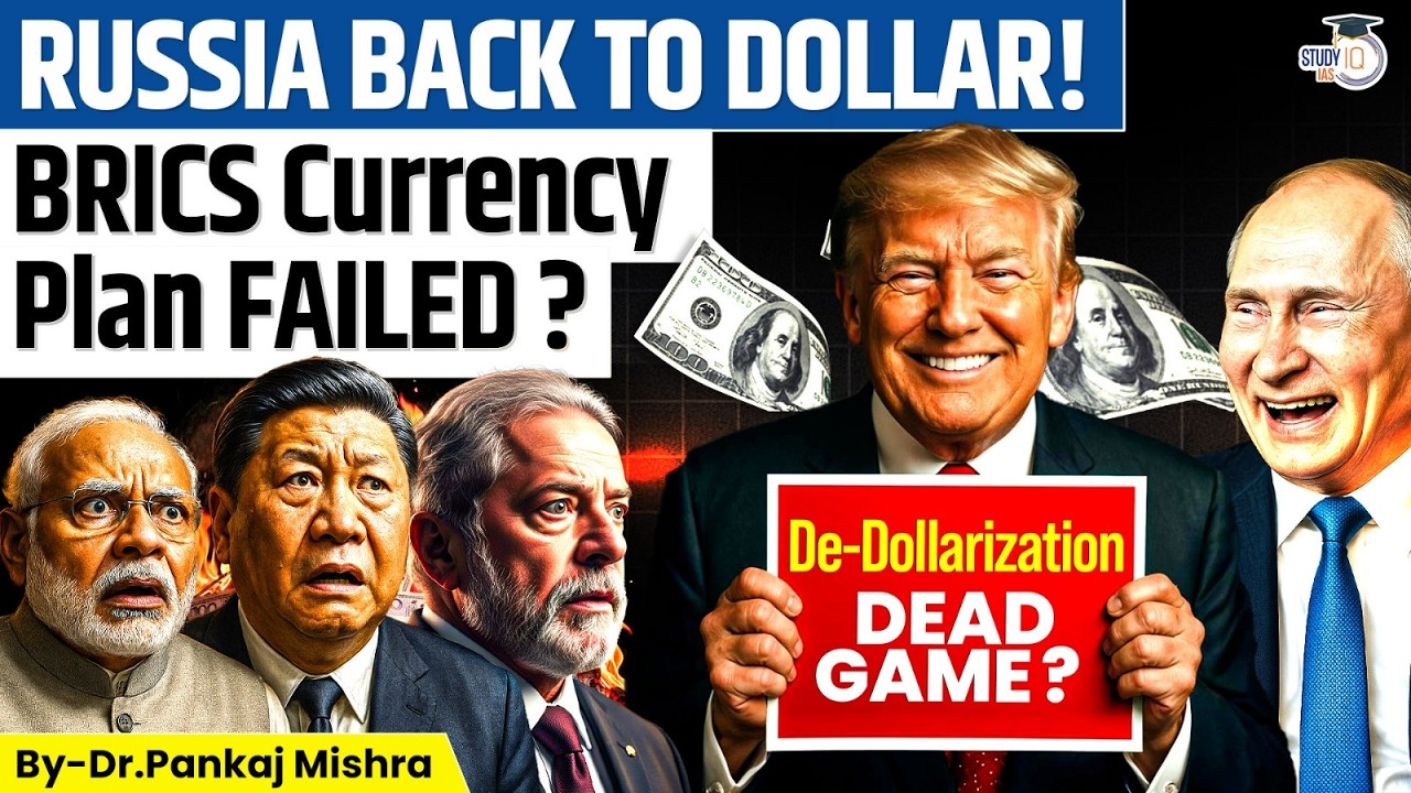 Is De-Dollarization Over? | रूस की डॉलर में वापसी और सोने का महा-क्रैश! | Dr Pankaj Mishra