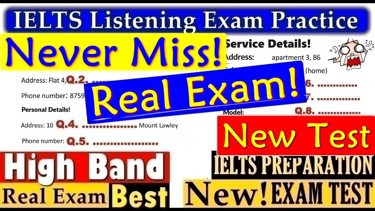 IELTS LISTENING PRACTICE TEST 2026 WITH ANSWERS | 29.08.2026