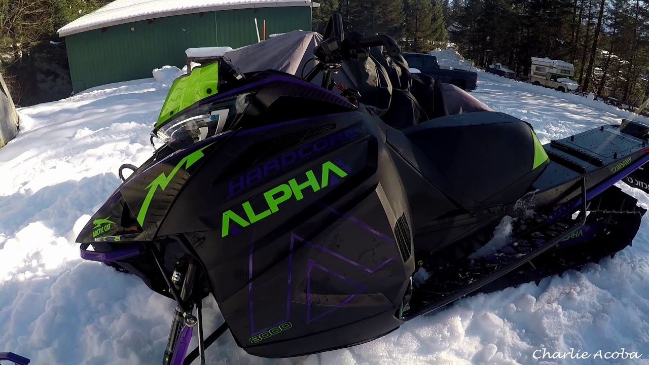 2019 Arctic Cat Alpha One 165  - Stock Can to GGB Mountain Can