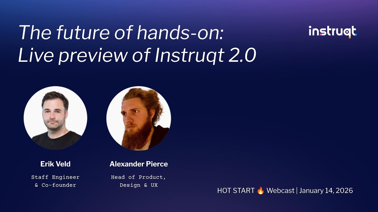 The future of hands-on: Live preview of Instruqt 2.0