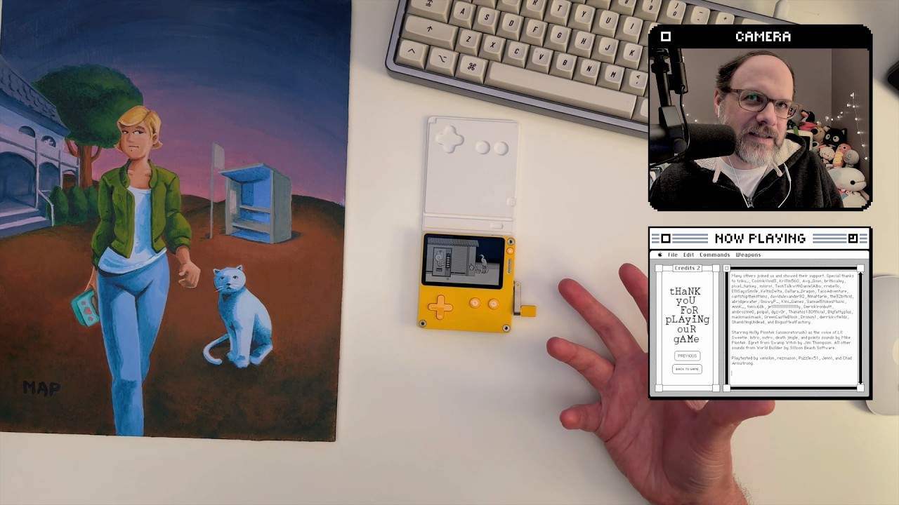 Transfer Point Launch Party &ndash; adventure game from 2026 made in World Builder from 1986