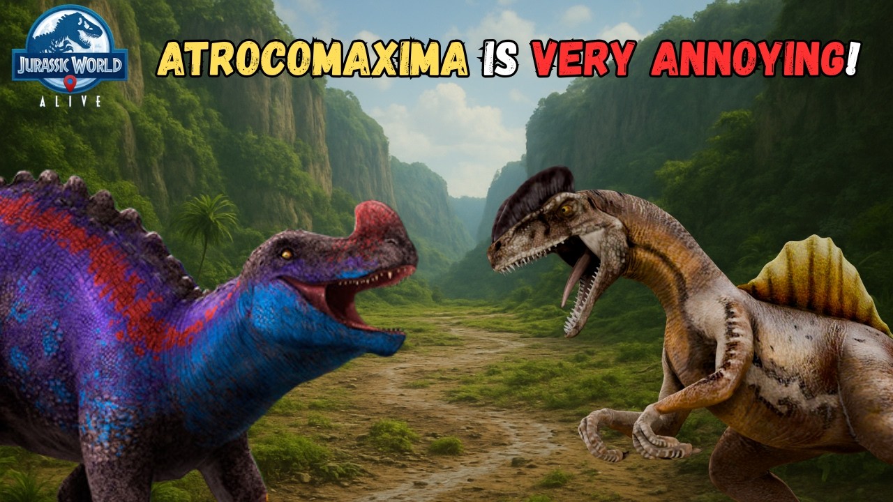 Atrocomaxima is VERY ANNOYING 🤯 | PVP Battles | Jurassic World Alive Gameplay 657