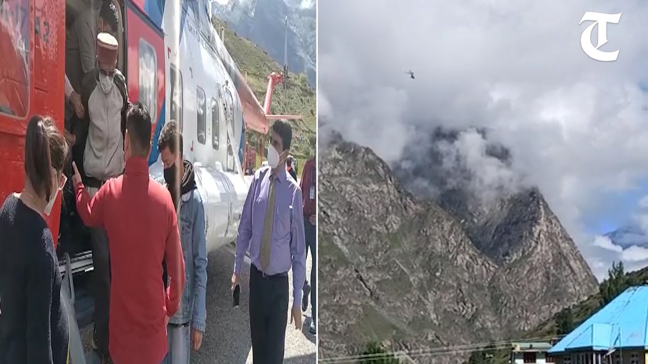 Rescue operation starts in flood-affected Lahaul Spiti; stranded people airlifted
