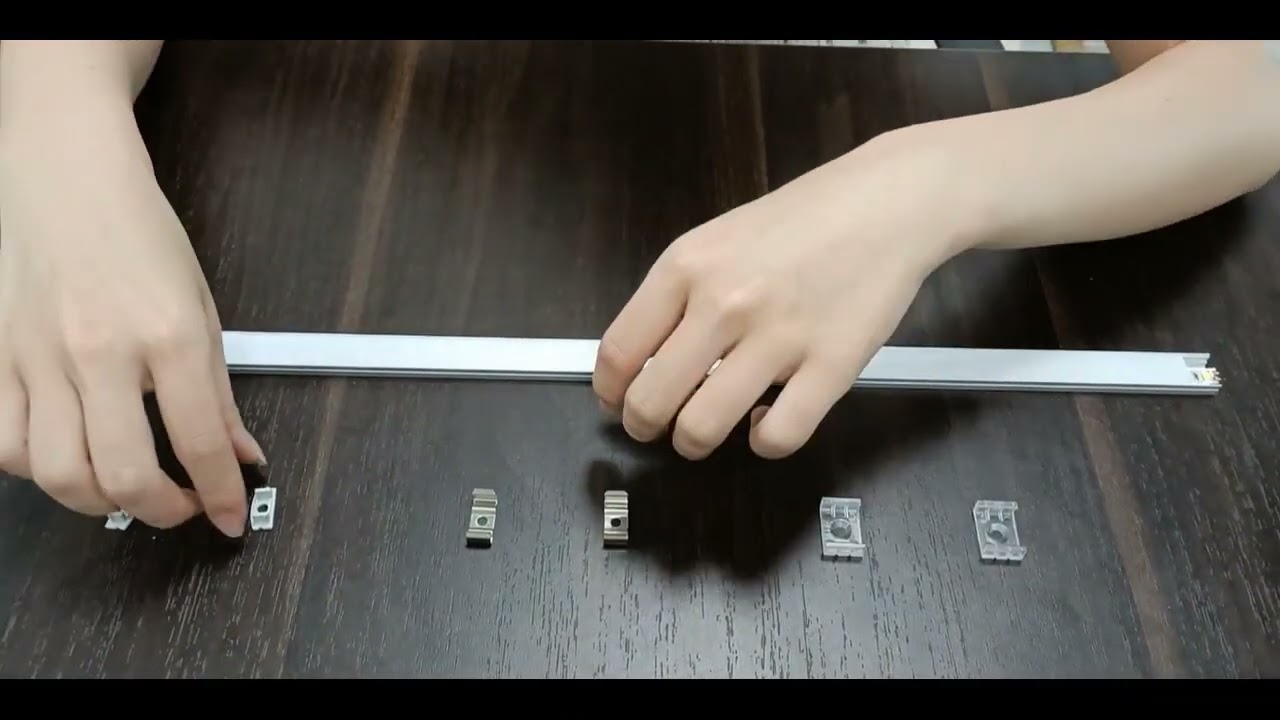 Surface Mounted Aluminium LED Profile Extrusion 17.3*8.2mm For LED Strip