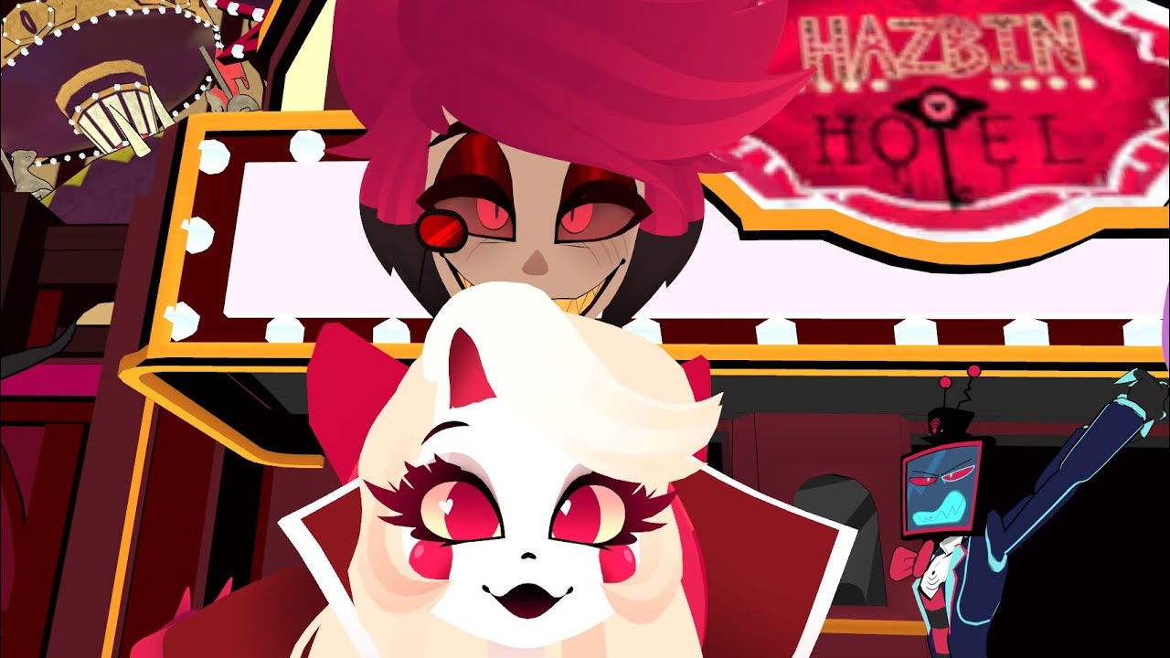 Charlie and Alastor and…Vox? [Vrchat]