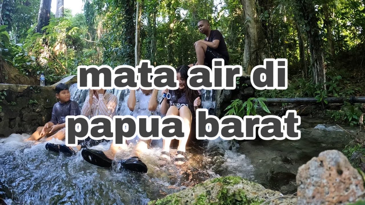 mencari mata air di papua barat, tapi ke pasar dulu!