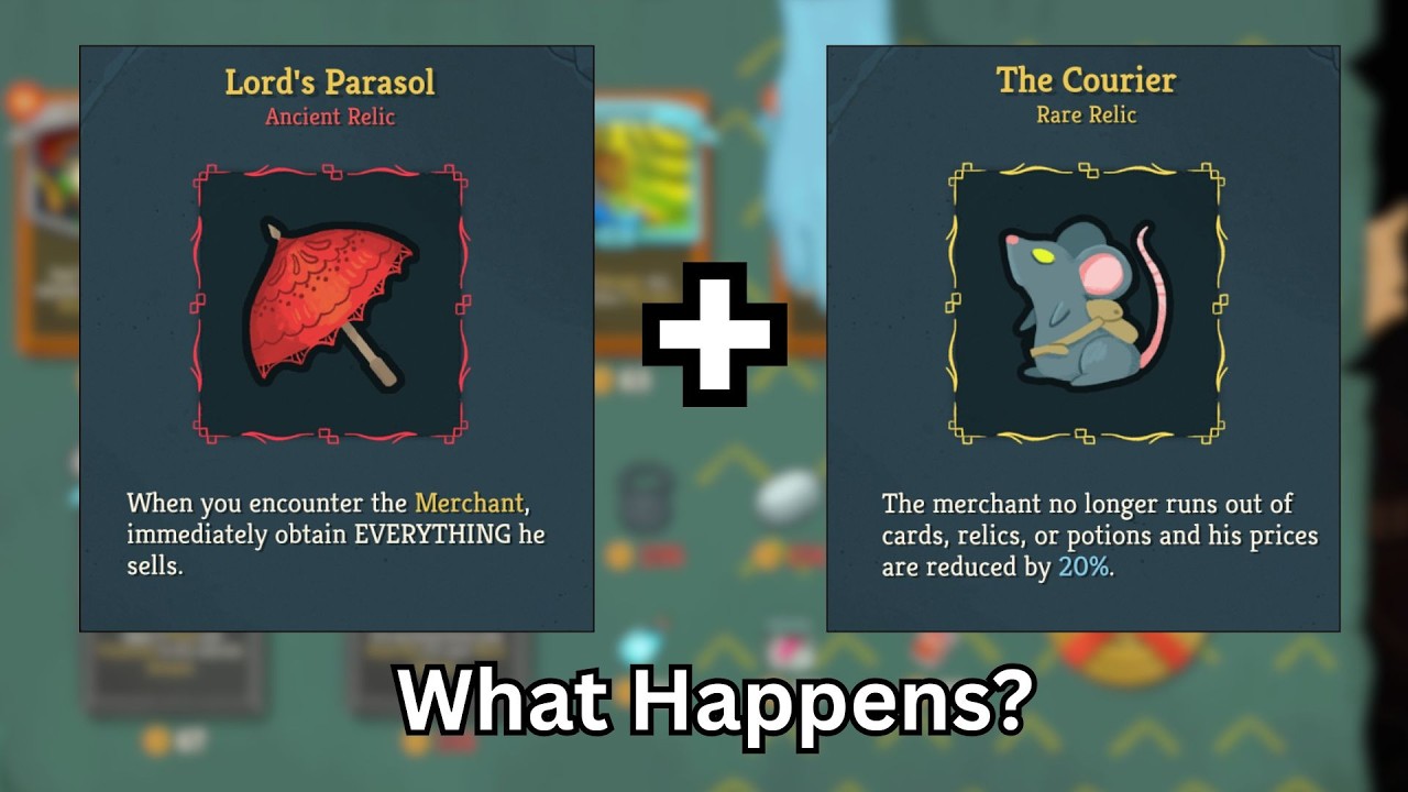 Slay the Spire 2 - What Happens If You Have Lord's Parasol + The Courier Relic