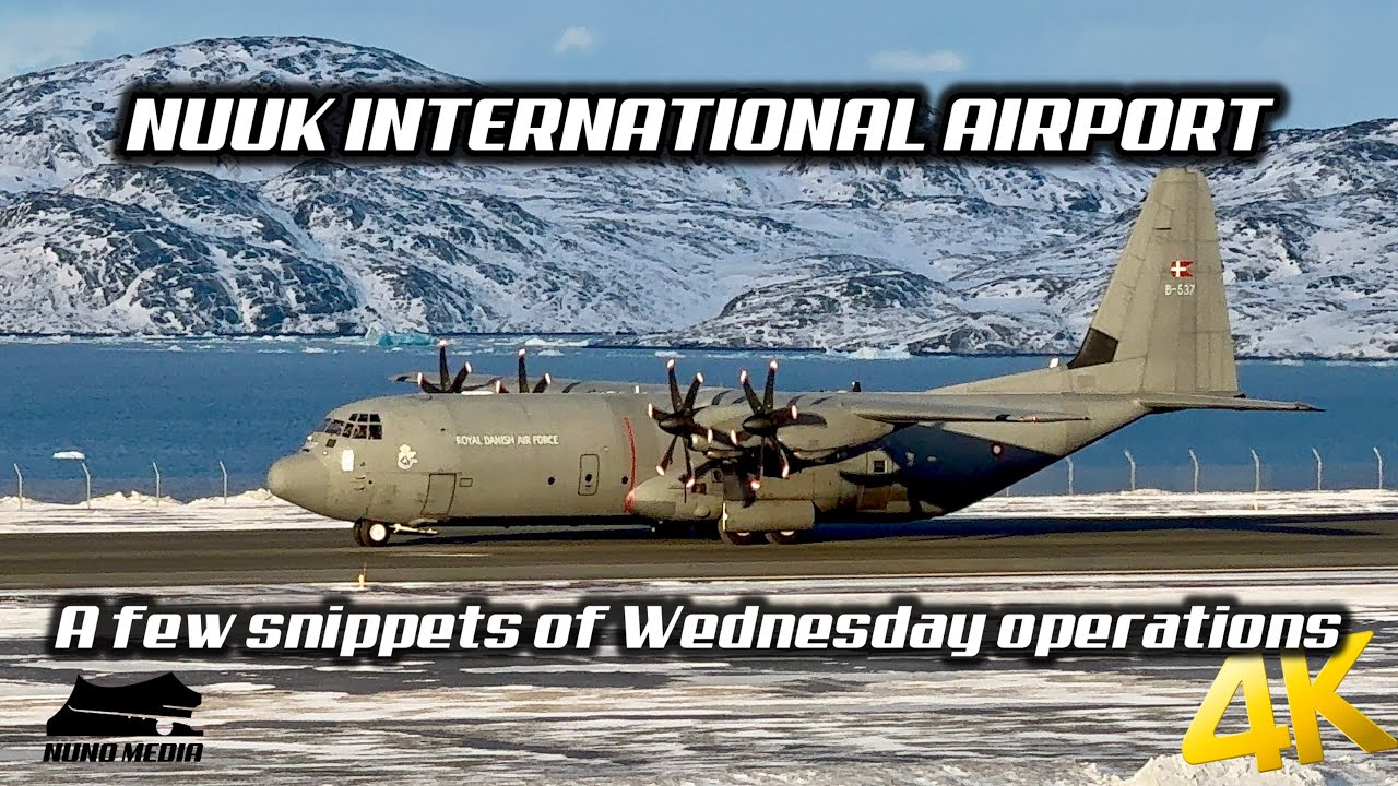 Nuuk Intl. Airport - A few snippets of Wednesday operations - 04-02-2026