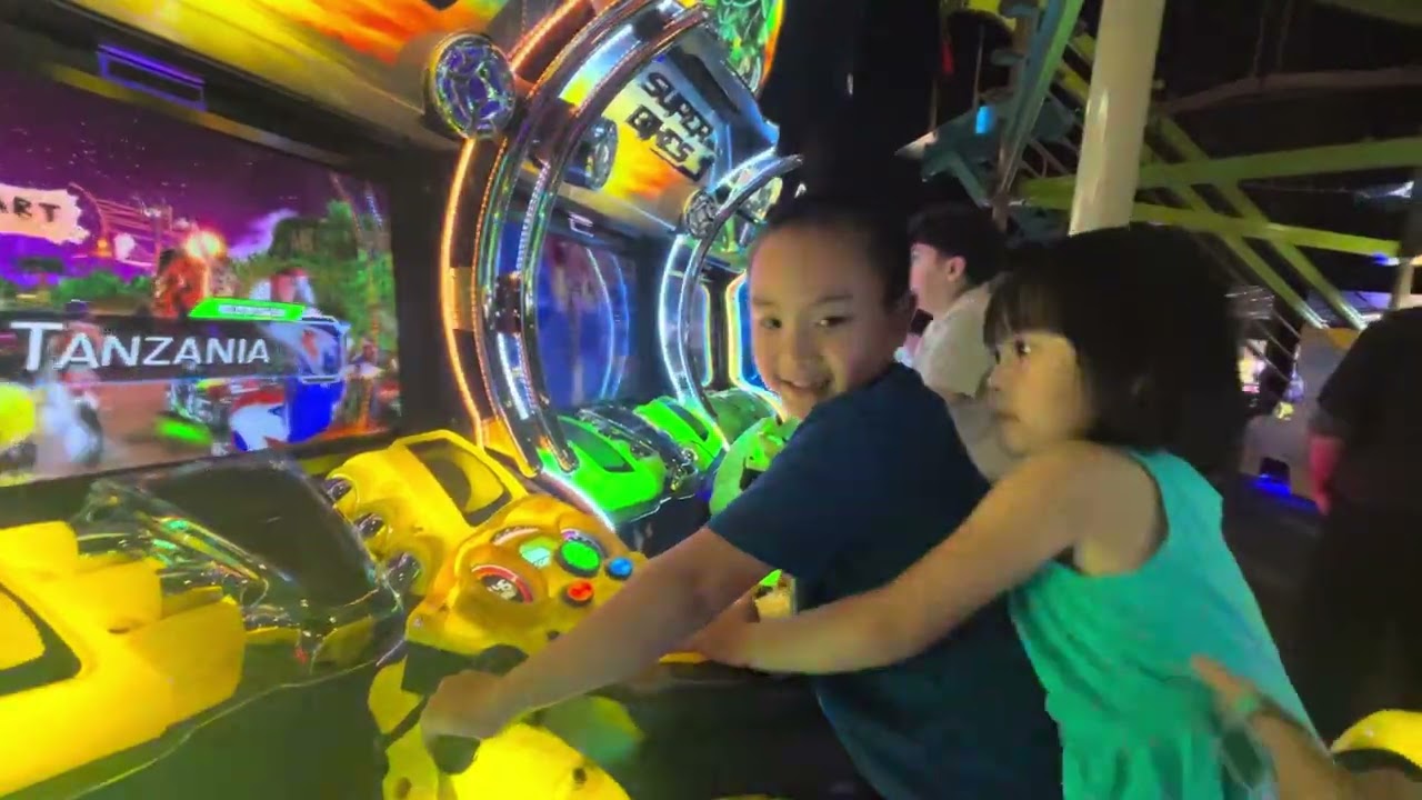 11,06,2025  Kayley and Charlie played at Playdium .