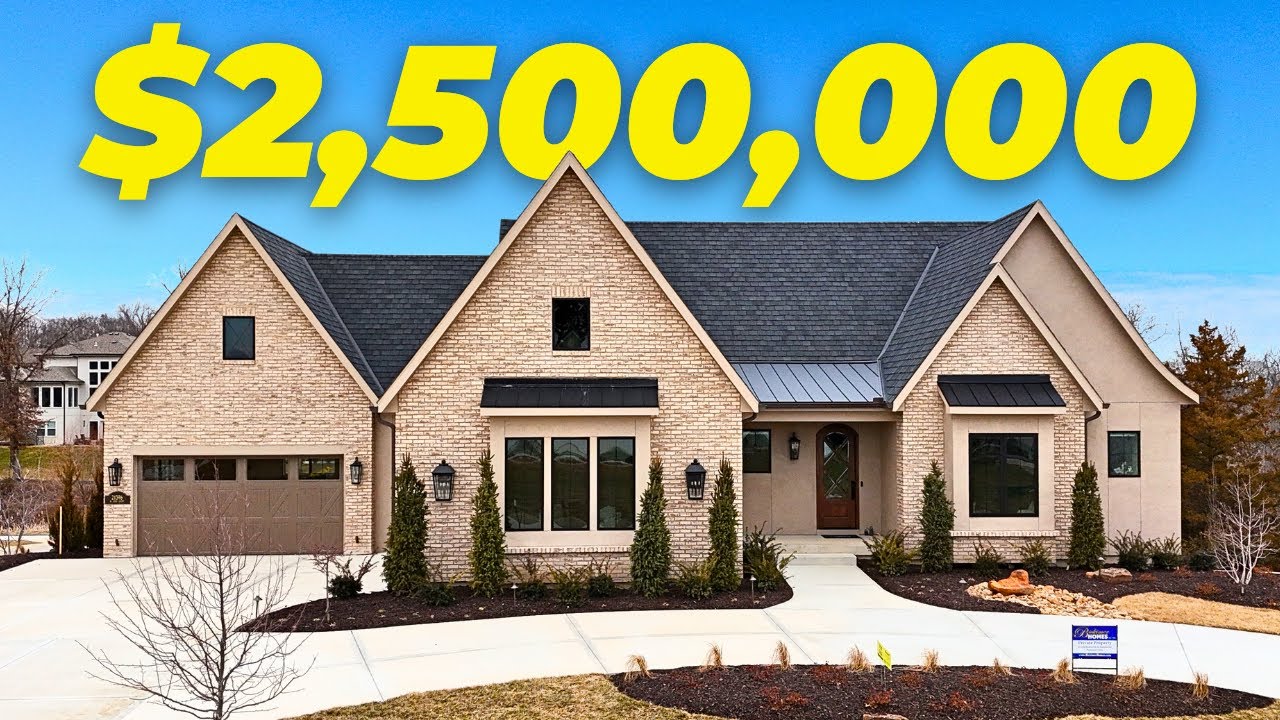 INSIDE A $2.5M New Home In Kansas City [Bickimer Homes - Riviera]
