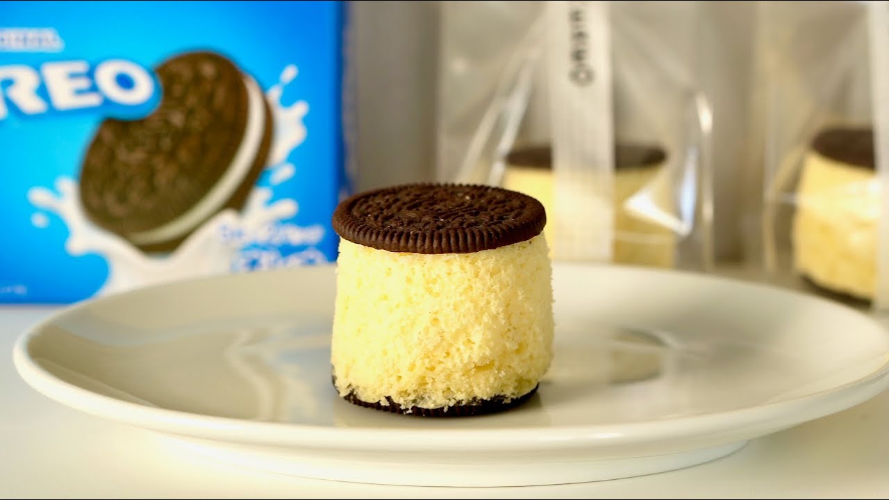 OREREREO Cake without butter in the microwave オレレレオ ケーキ バターなし 電子レンジで40秒 オイルケーキ #oreocake