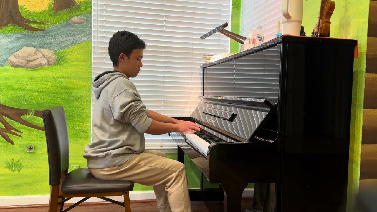 Caden Li - Beethoven Moonlight Sonata 3rd movement  (Recorded in 2023)
