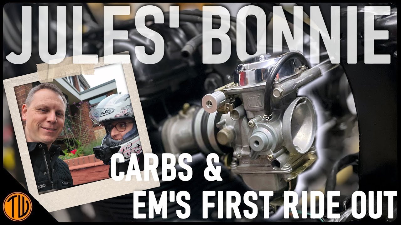 Em's First Ride and a Carb Refresh! | Jules’ 790 Triumph Bonneville