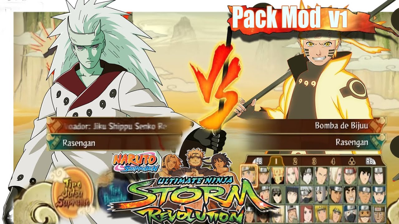 Naruto Storm Revolution - MOD PACK V1 (Select)