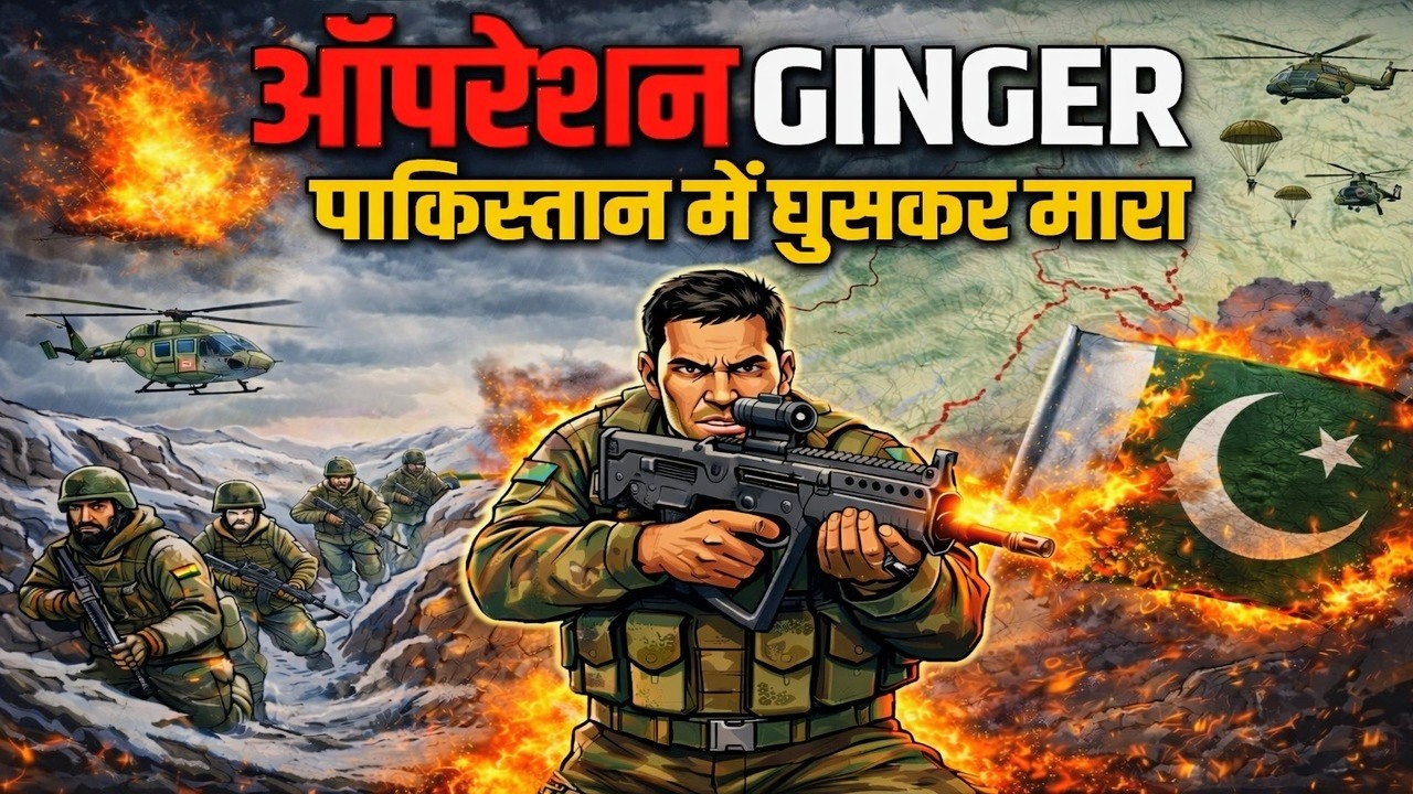 Operation Ginger: The Surgical Strike Indian army most Dangerous Mission| 2D Animation