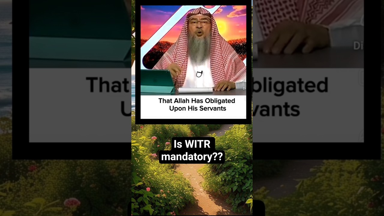 Is witr mandatory?