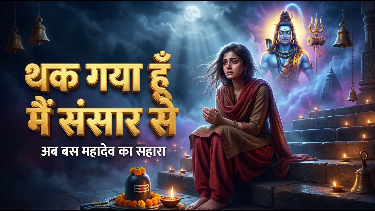 दुनिया से थका दिल पुकारे भोले 🙏 | थक गया हूँ मैं संसार से | Heart Touching Shiv Bhajan 2026