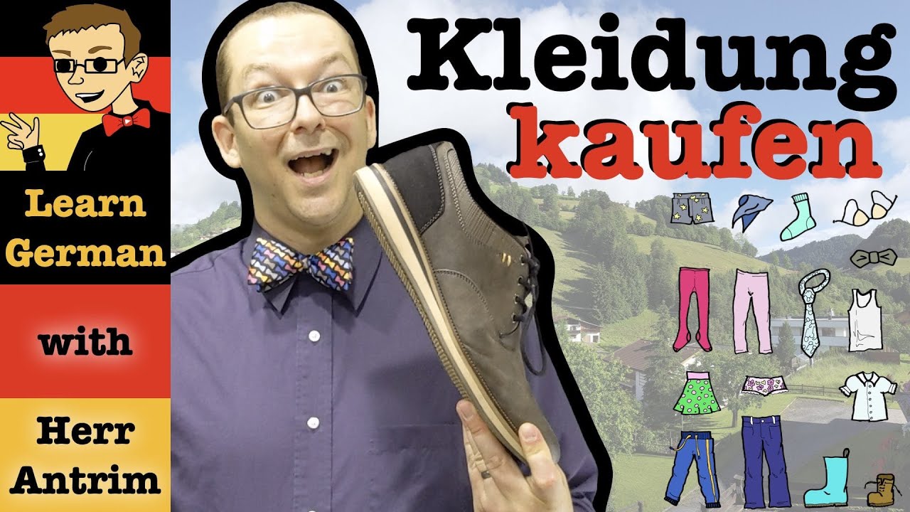 Dialoge im Kleidergeschäft: Hemd, Hose, und Schuhe kaufen