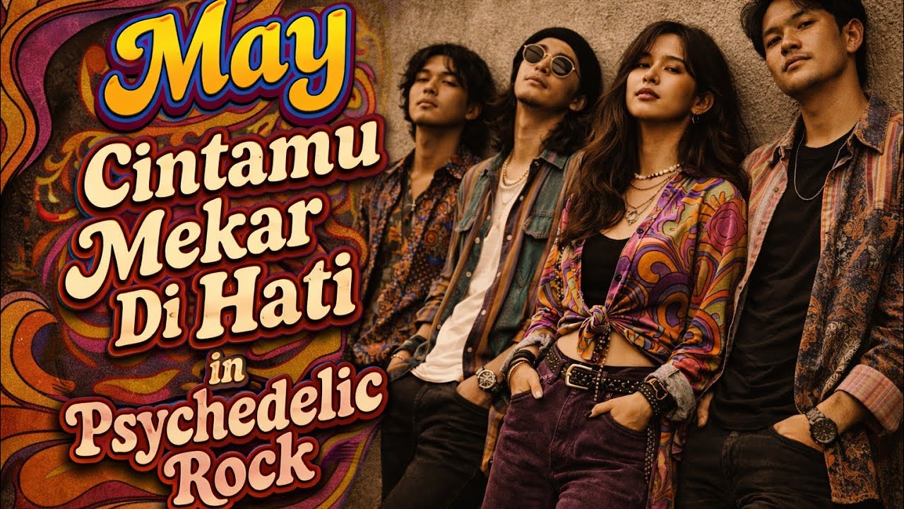 May • Cintamu Mekar di Hati (AI Female Psychedelic Rock Cover)