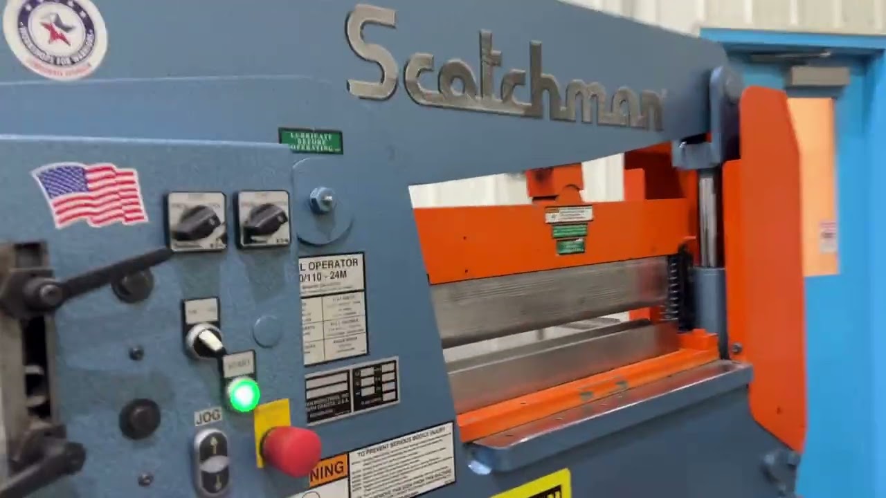 70 TON SCOTCHMAN MODEL # DO70-24M HYDRAULIC IRONWORKER: STOCK #80853