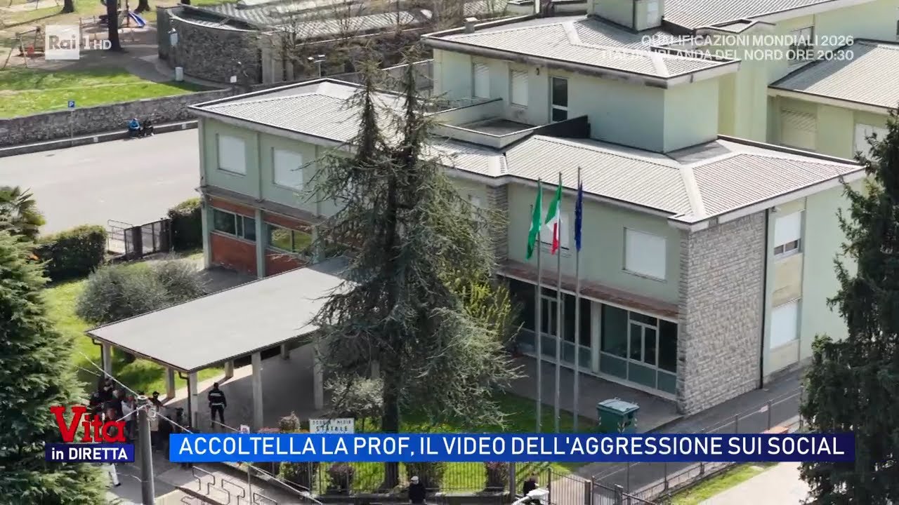 13enne accoltella la prof a scuola in diretta sui social - Vita in diretta 26/03/2026
