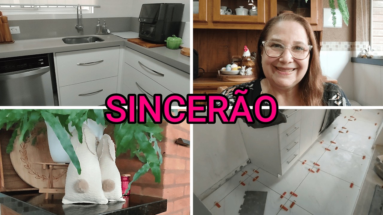 ME CONHECENDO MELHOR☺️/MINI TOUR DO TÉRREO🏡/COZINHA DA BIA DE PISO NOVO🤗