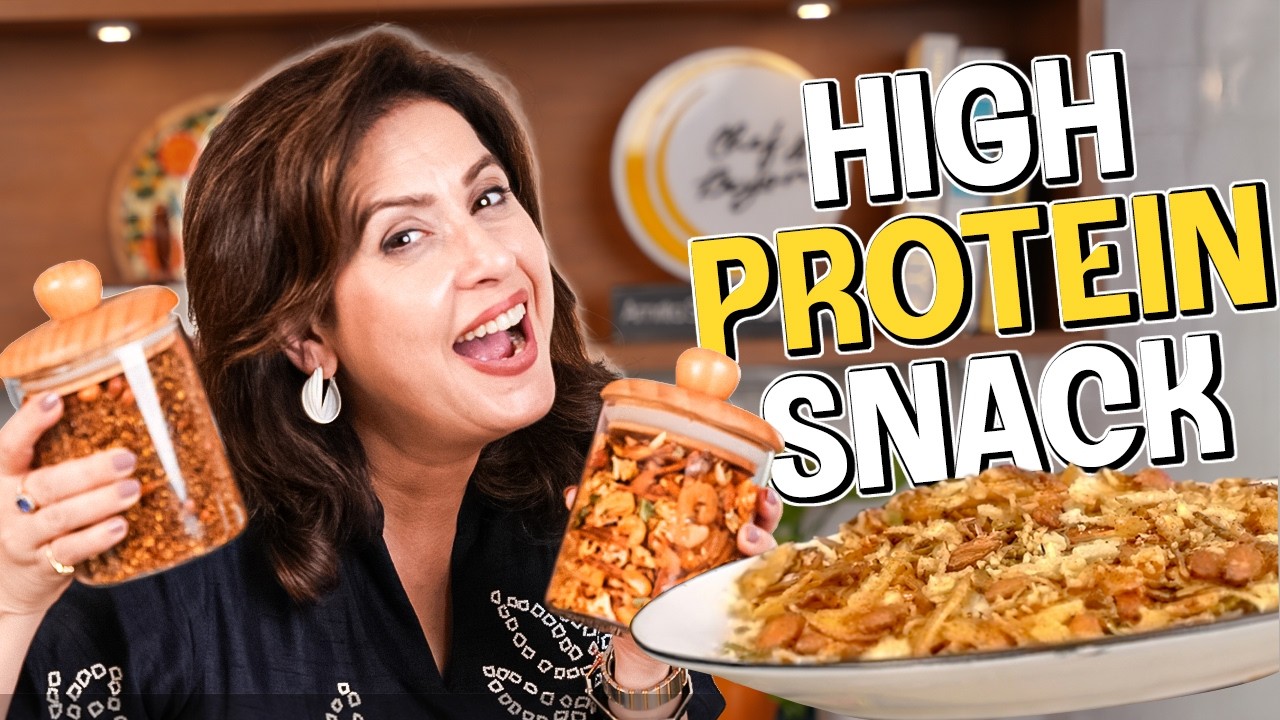 Homemade HIGH PROTEIN SNACK for WEIGHT LOSS | Amrita Raichand