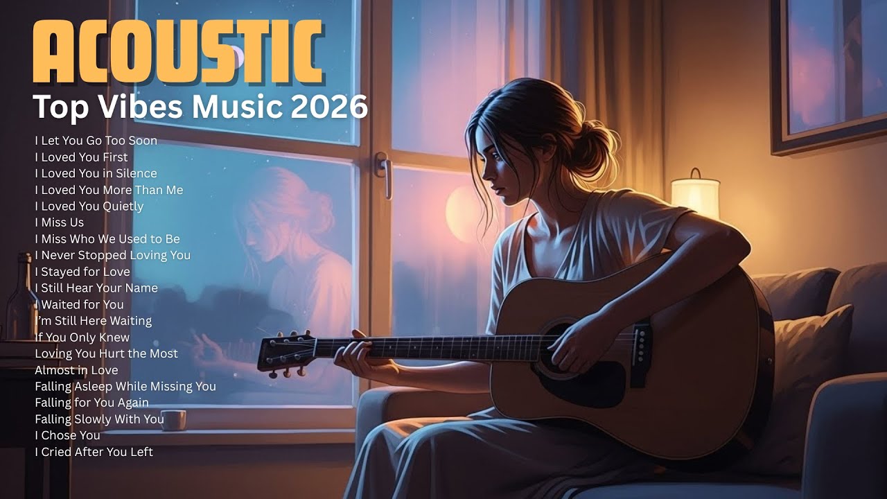Top Vibes Music 2026 💗🎧 | New English Acoustic Songs Peaceful & Melancholic for Healing and Relaxing