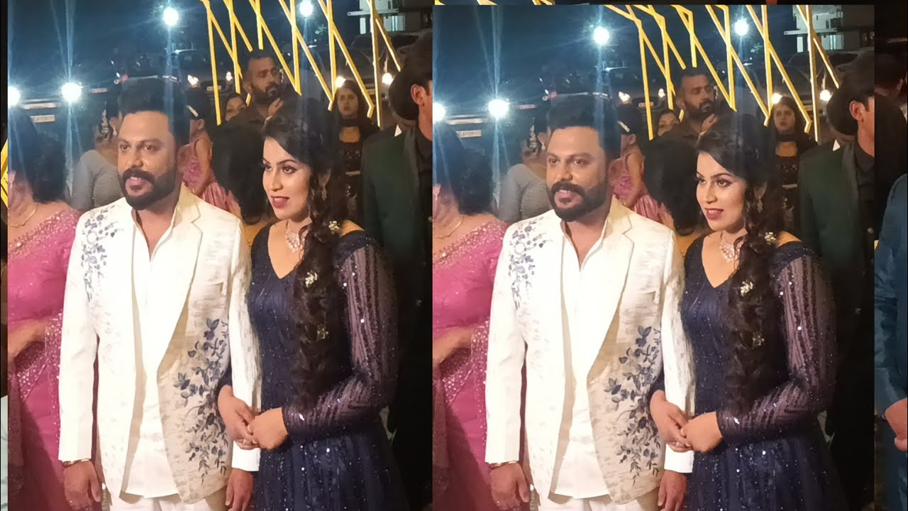 RJ MATHUKUTTY WEDS ELIZABATH RECEPTION CEREMONY
