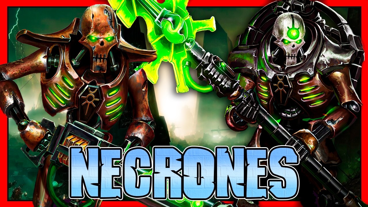 Todo el Lore NECRONES |  Tan Poderosos que Derrotaron a sus Dioses