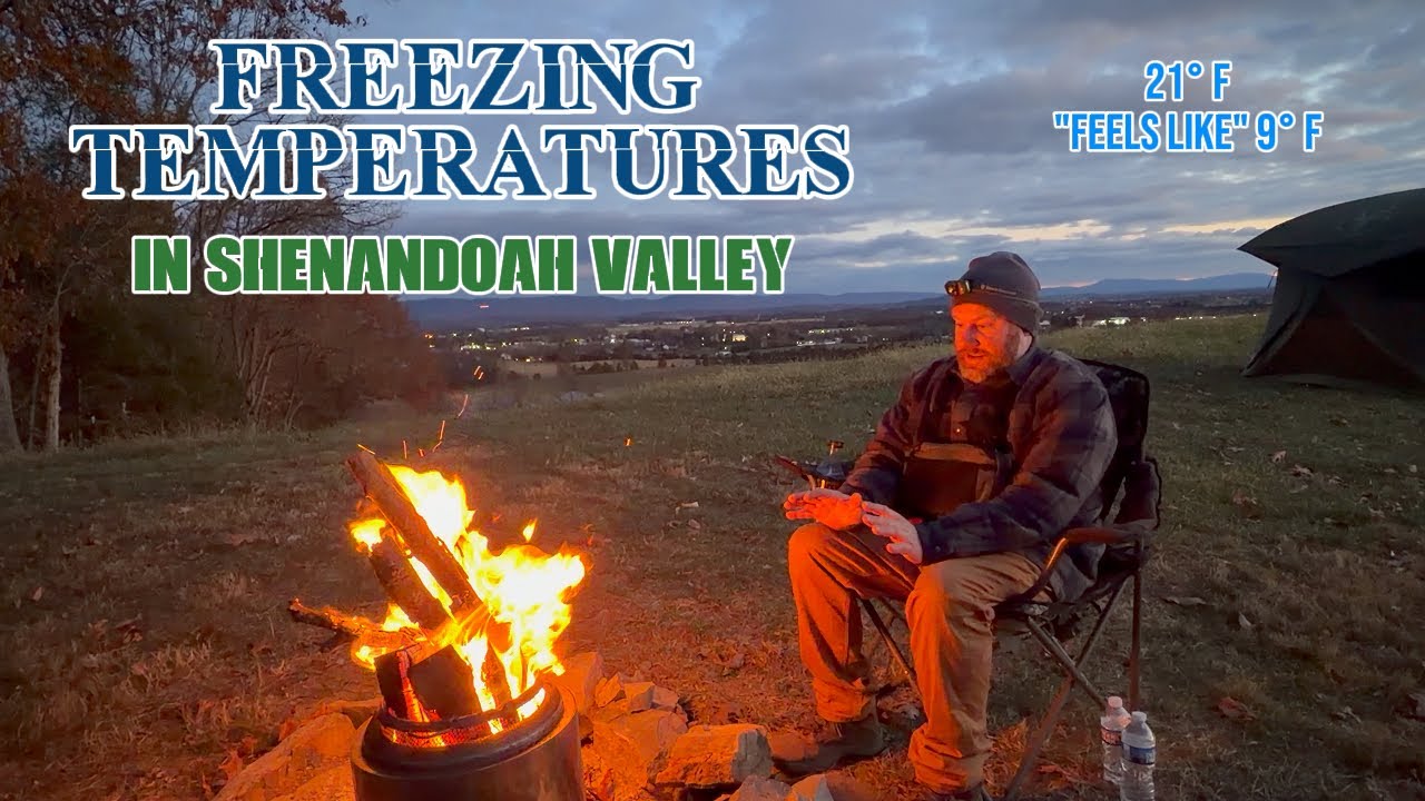 🥶FREEZING TEMPERATURES IN THE SHENANDOAH VALLEY | SOLO CAMP ADVENTURE | GAZELLE T4 OVERLAND EDITION