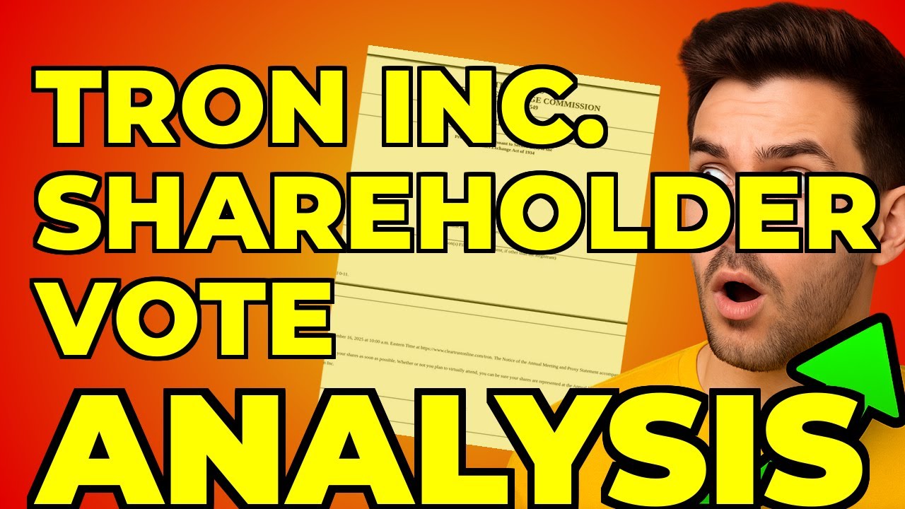 My Biggest Takeaway from Tron Inc's Major Shareholder Shift