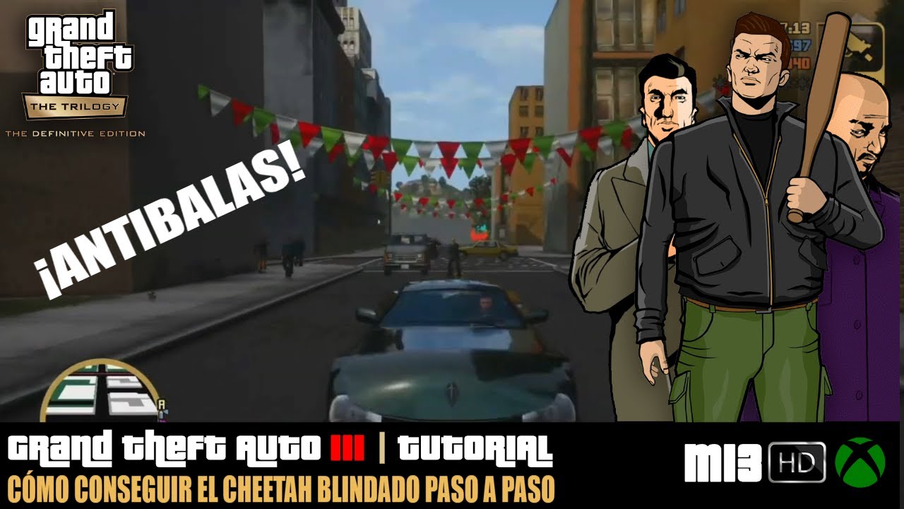 CÓMO CONSEGUIR EL CHEETAH BLINDADO PASO A PASO (SIN CHEATS / RHINO) - GTA 3: DEFINITIVE EDITION