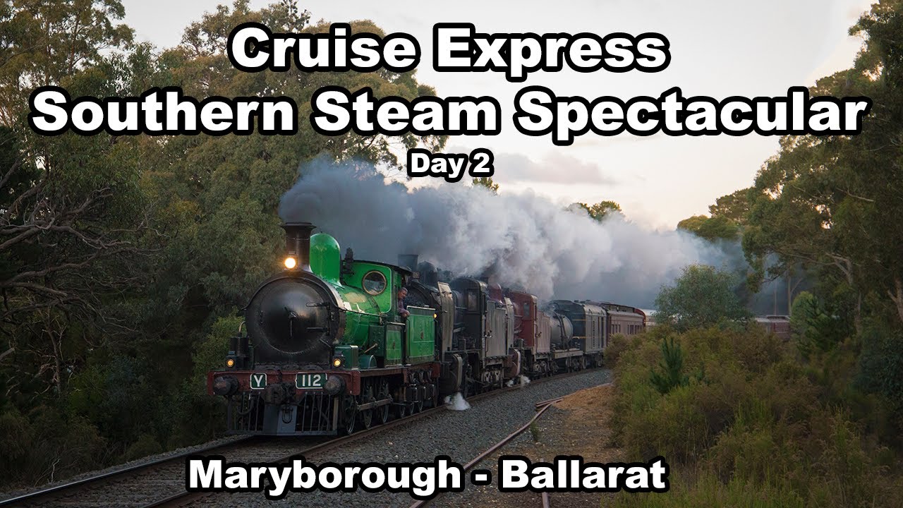 Triple Headed Steam Trains!  Cruise Express 'Southern Steam Spectacular - Day 2