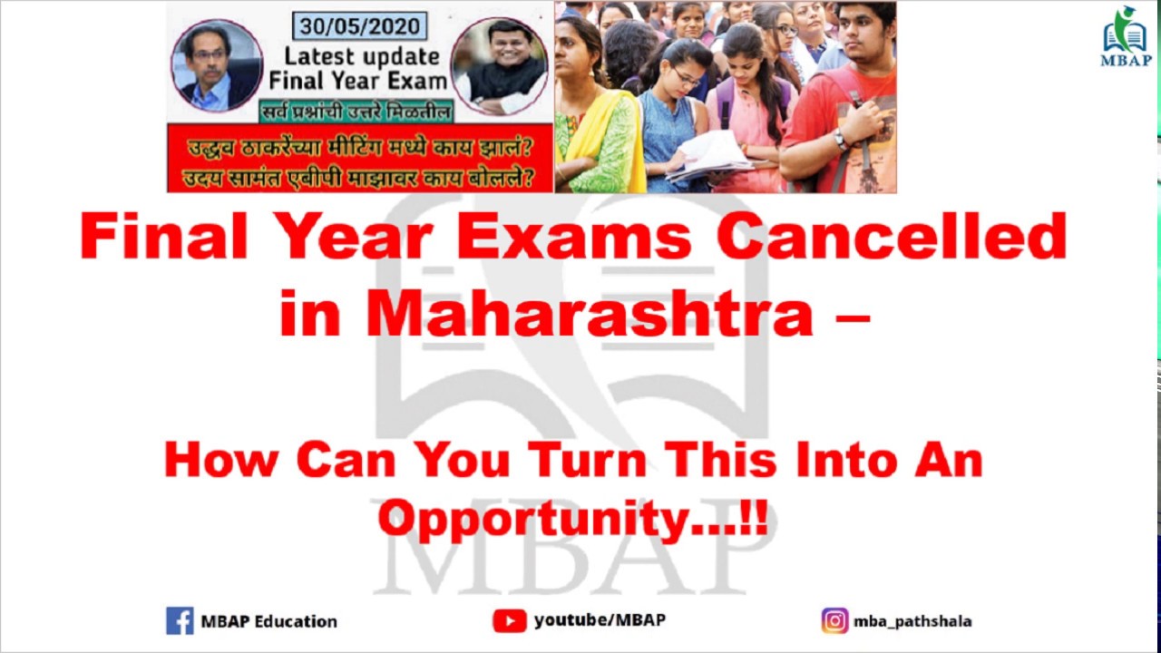 Final Year Exams Cancelled in Maharashtra..!! Time To Grow in Career..!!
