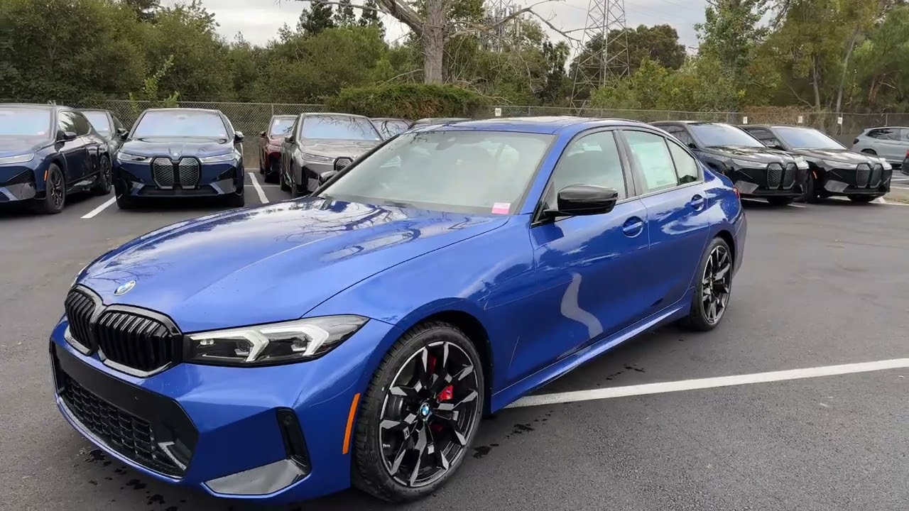 Первый взгляд на 330i xDrive 2025 года в цвете Portimao Blue | 4K