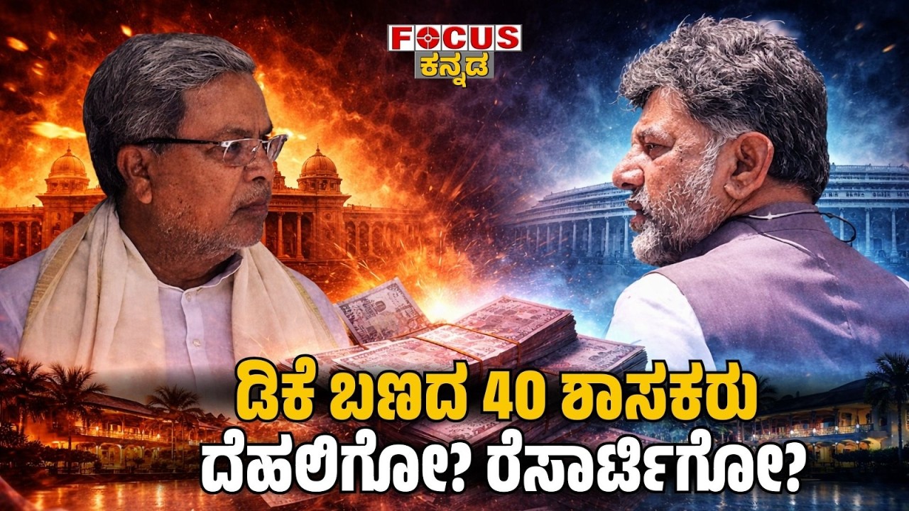 ಡಿಕೆ ಬಣದ 40 ಶಾಸಕರು  ದೆಹಲಿಗೋ? ರೆಸಾರ್ಟಿಗೋ? 40 MLAs from DK Camp &ndash; Heading to Delhi or a Resort?