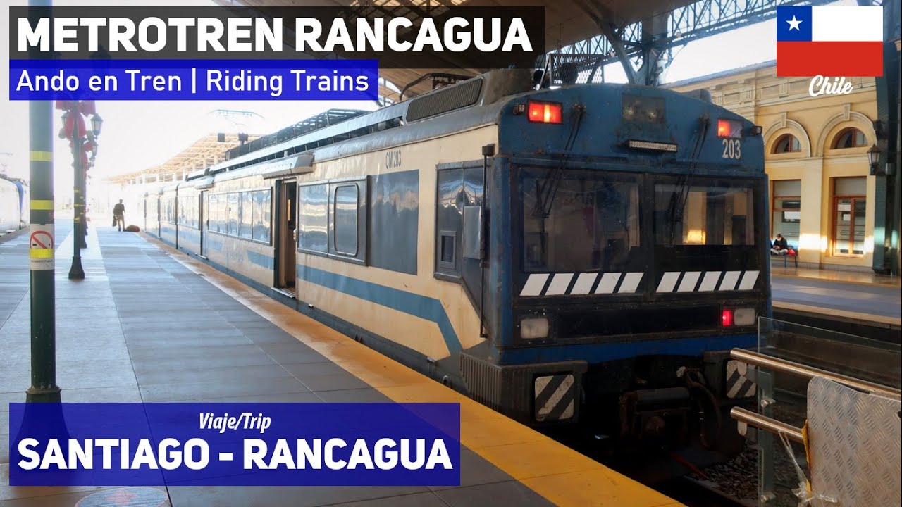 Поезд Сантьяго-де-Чили - Ранкагуа (METROTREN RANCAGUA) в CAF UT440 203