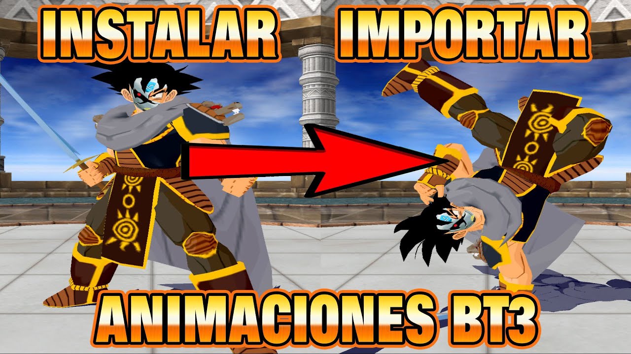 Tutorial Instalar Importar Animaciones BT3 Dragon Ball Z Budokai Tenkaichi 3 MOD DBZ PS2