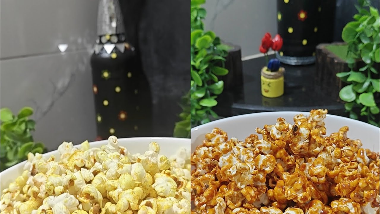 Caramel Popcorn and Masala popcorn  #trending #trendingvideo #10ksubscribers #10millionview #popcorn