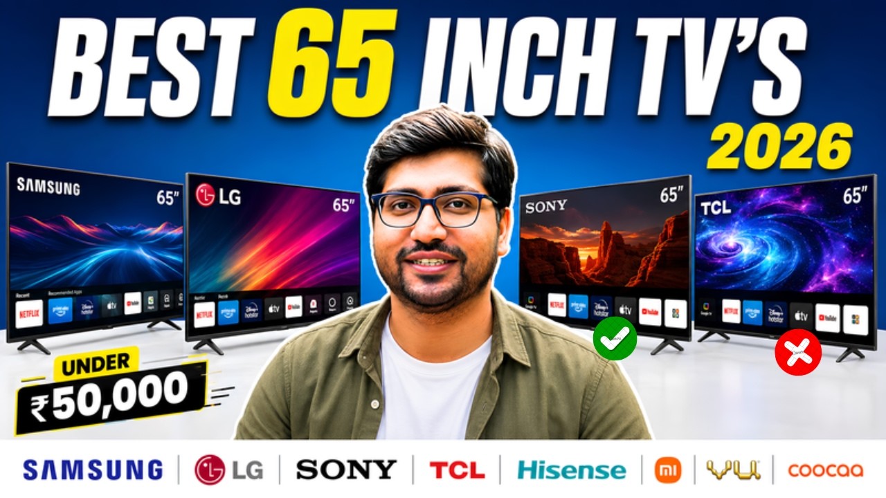 Freedom Sale 2026 🛑Best 65 Inch TV 2026🔥Best 65 Inch 4K TV Under 50000🔥Best tv 65 inch 2026